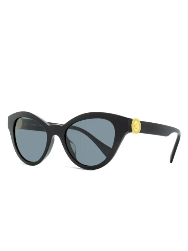 Versace Eyewear Zonnebril met cat-eye montuur - Zwart