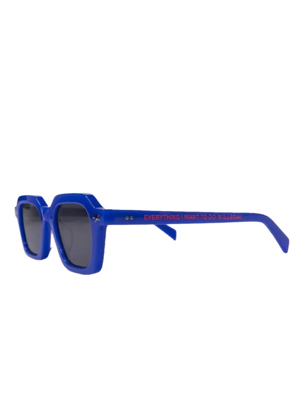 Pleasures x Akila Era zonnebril - Blauw