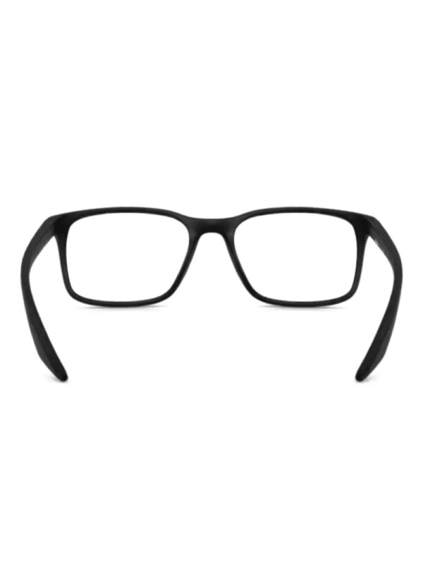 Prada Linea Rossa Zonnebril met logodetail - Zwart