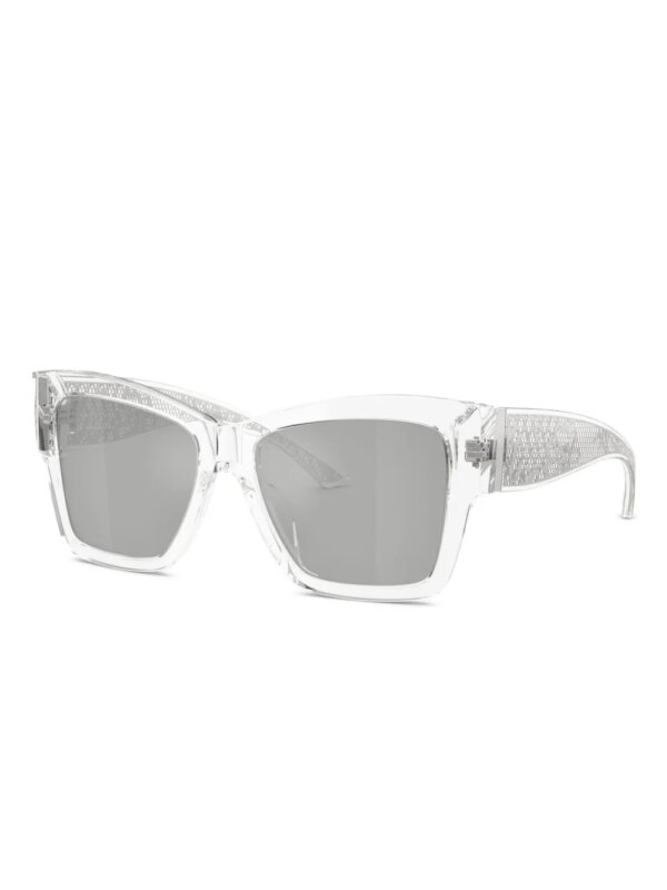 Dolce & Gabbana Eyewear Zonnebril met print - Wit