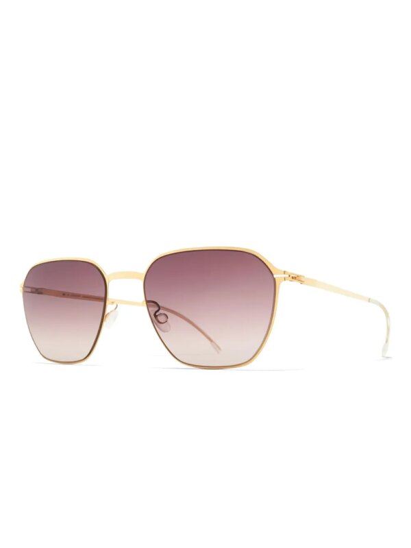 Mykita Anders zonnebril met geometrisch montuur - Goud