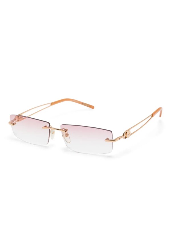 Givenchy Pre-Owned Zonnebril met randloze montuur - Goud