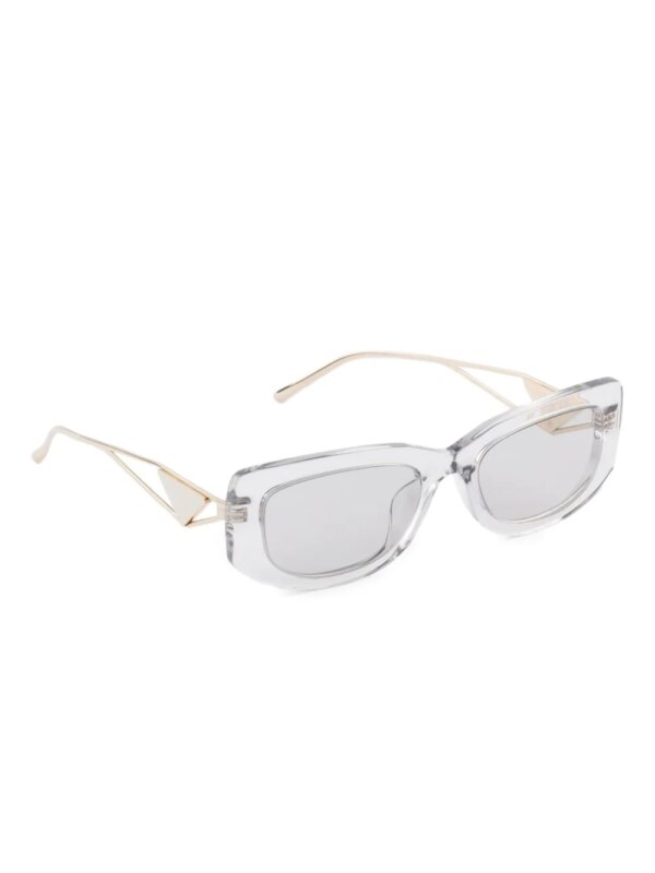 Prada Eyewear Zonnebril met logo - Wit