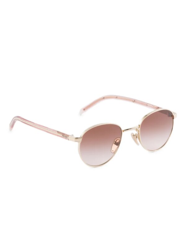 Prada Eyewear Zonnebril met gegraveerd logo - Goud