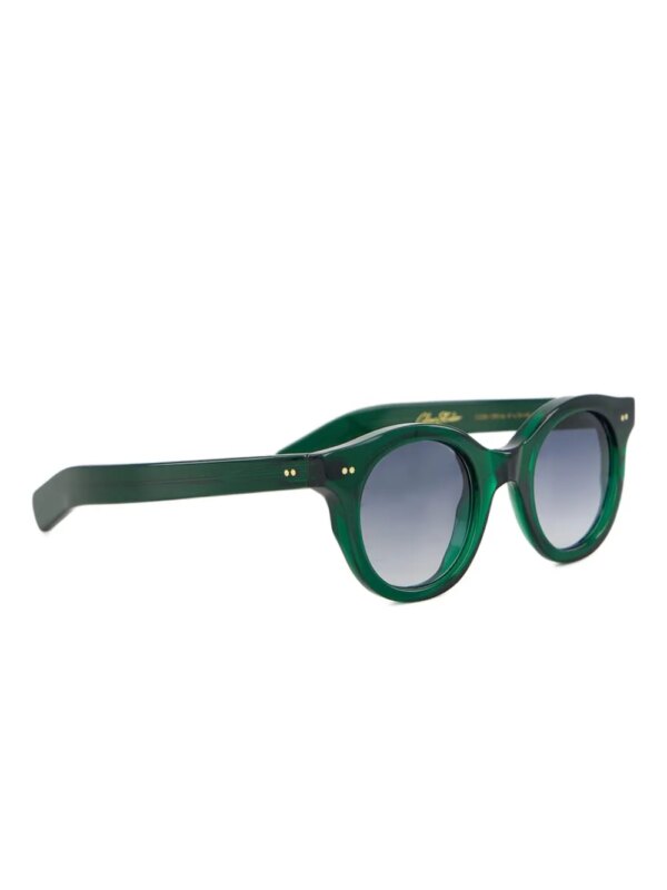 Cutler & Gross Zonnebril met rond montuur - Groen