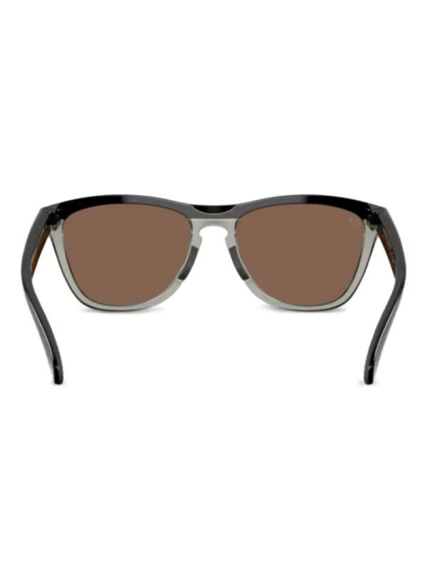 Oakley Zonnebril met logoprint - Zwart