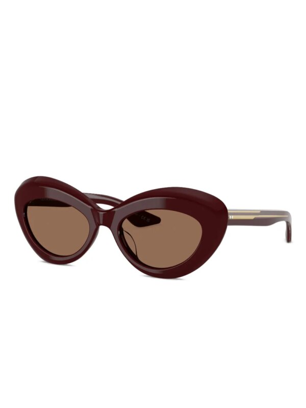 Oliver Peoples Zonnebril met cat-eye montuur - Rood