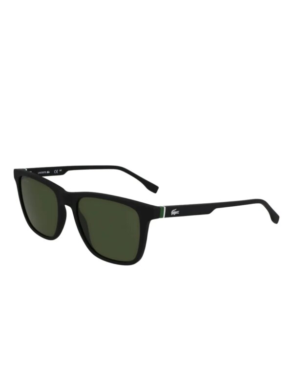 Lacoste Zonnebril met logoprint - Zwart