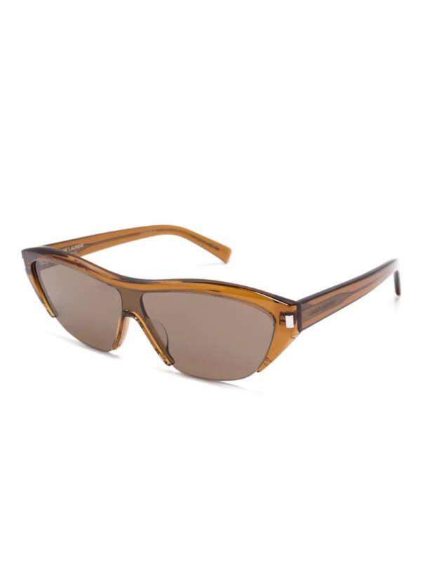 Saint Laurent Eyewear Zonnebril met cat-eye montuur - Bruin