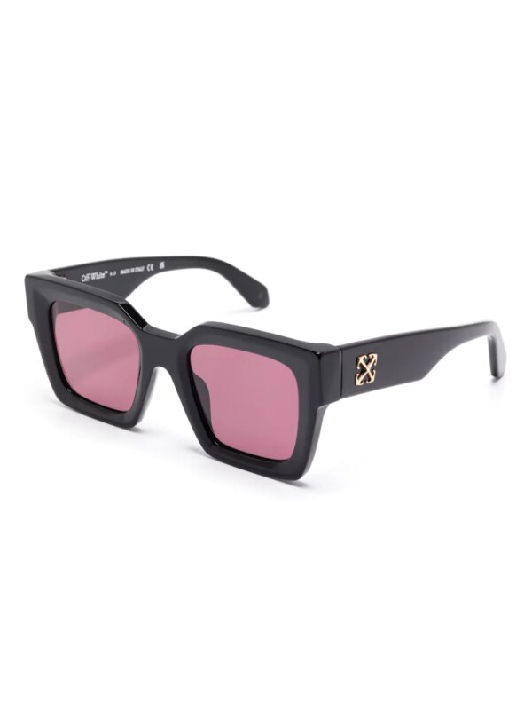 Off-White Eyewear Jackson zonnebril met vierkant montuur - Zwart