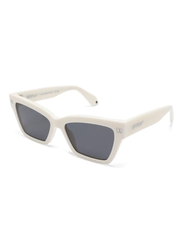 Off-White Eyewear Zonnebril met vierkant montuur - Wit