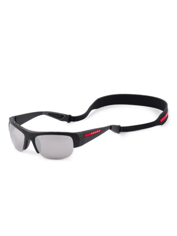 Prada Eyewear Linea Rossa Active zonnebril - Zwart