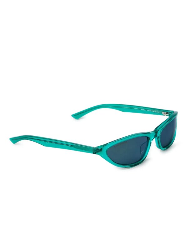 Balenciaga Eyewear Blade zonnebril - Groen