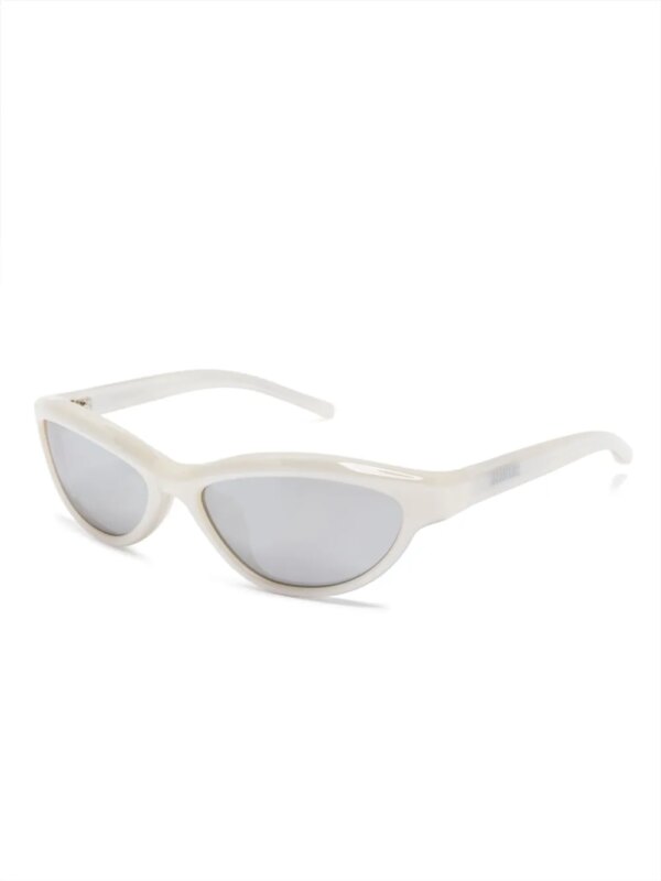 Jacquemus Zonnebril met cat-eye montuur - Beige