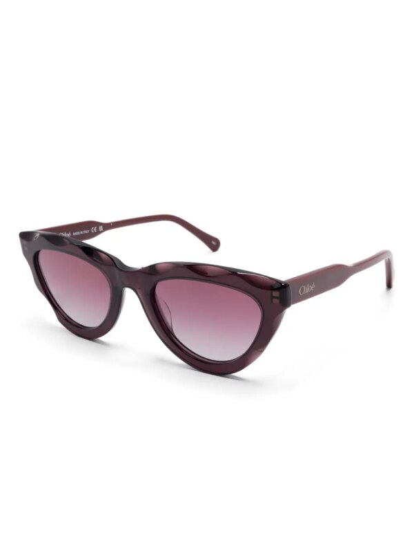 Chloé Eyewear Zonnebril met cat-eye montuur - Paars
