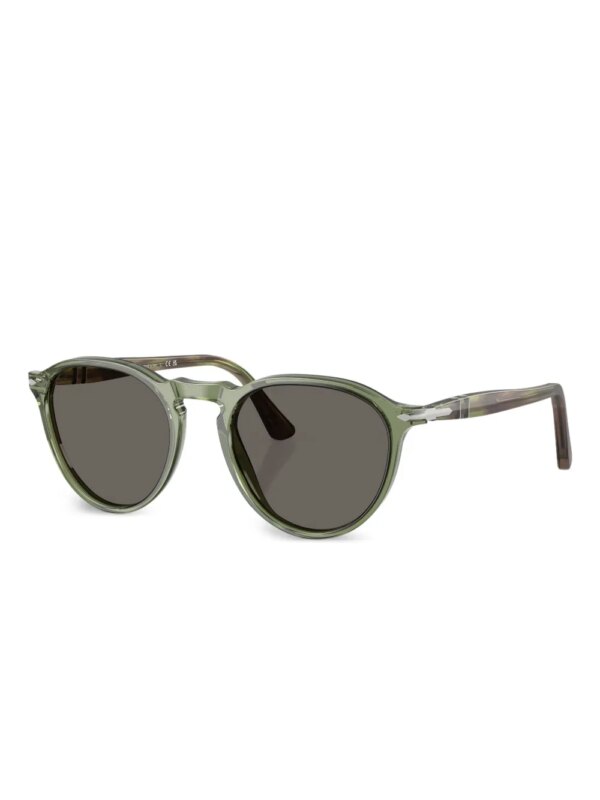 Persol Zonnebril met rond montuur - Groen