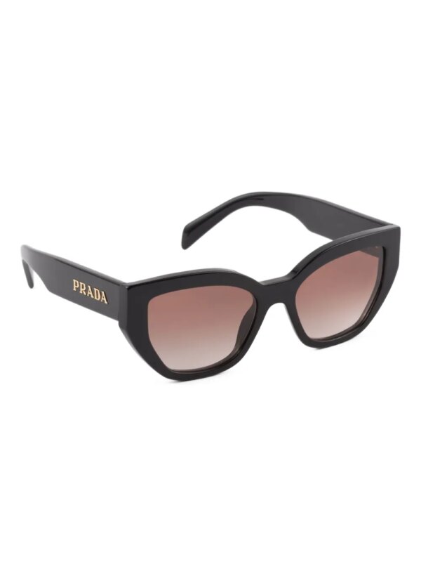 Prada Eyewear Zonnebril met oversized montuur - Zwart