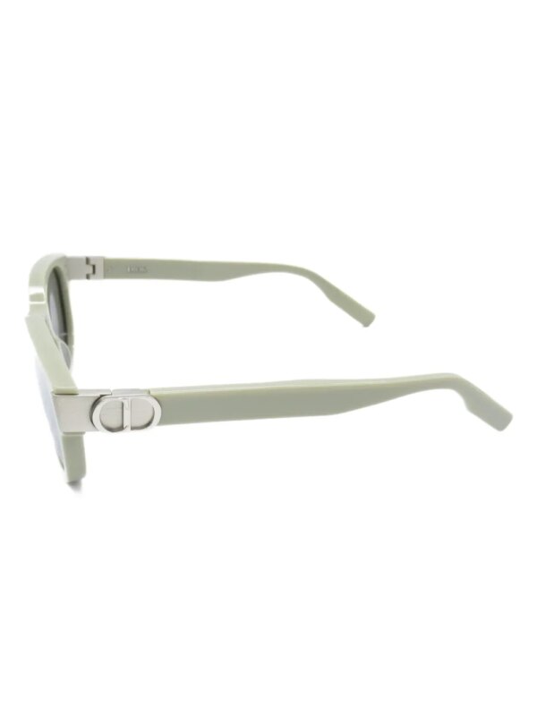 Christian Dior Pre-Owned 2020s zonnebril met logoplakkaat - Groen