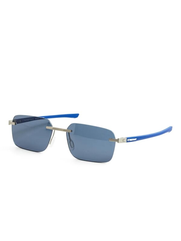 Tag Heuer Eyewear Zonnebril met vierkant montuur - Zilver