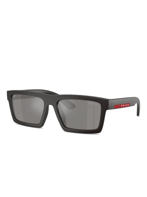 Prada Linea Rossa Zonnebril met vierkant montuur - Grijs
