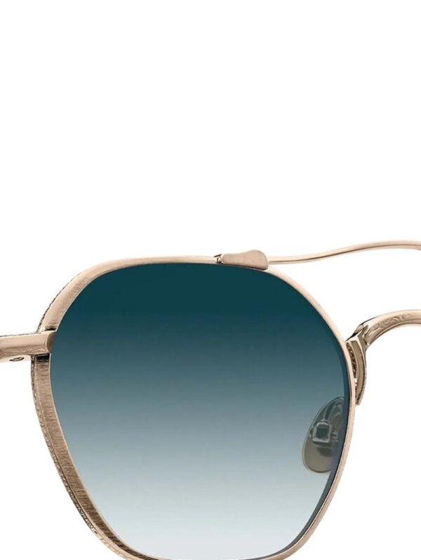 Matsuda Zonnebril met vierkant montuur - Goud