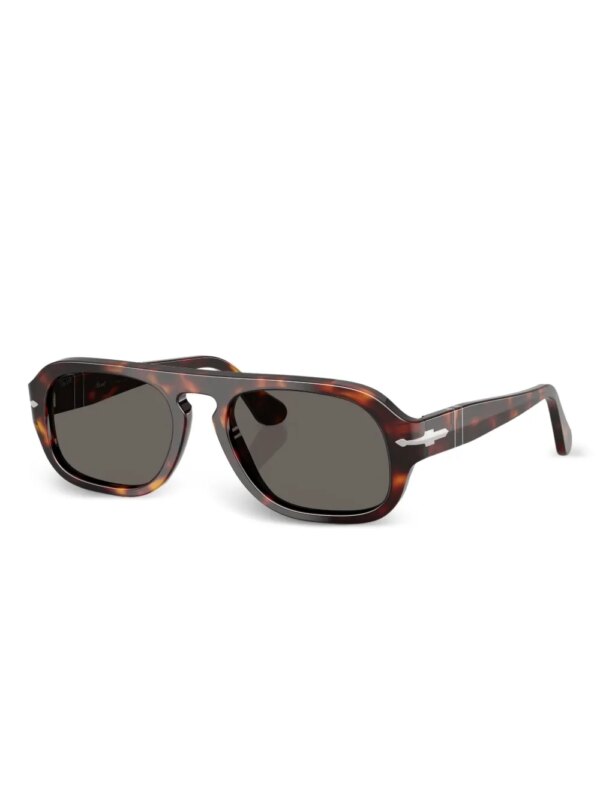 Persol Zonnebril met piloten montuur - Bruin