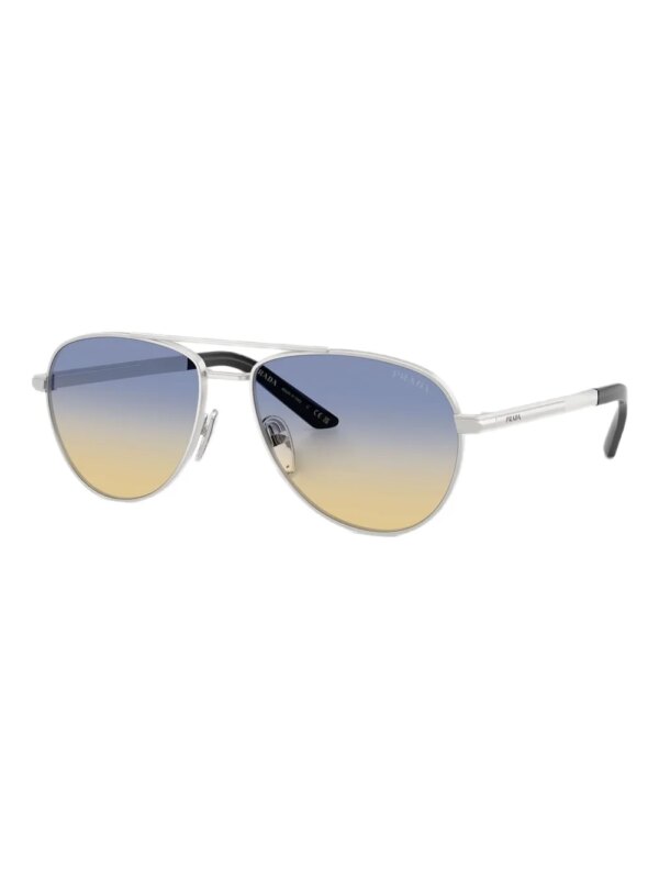 Prada Eyewear Zonnebril met kleurverloop - Zilver