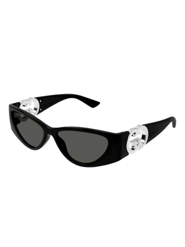 Gucci Eyewear Zonnebril met GG-logo - Zwart