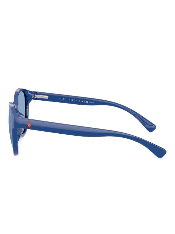 Polo Ralph Lauren Zonnebril met rond montuur - Blauw
