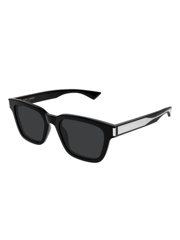 Saint Laurent Eyewear Zonnebril met vierkant montuur - Zwart