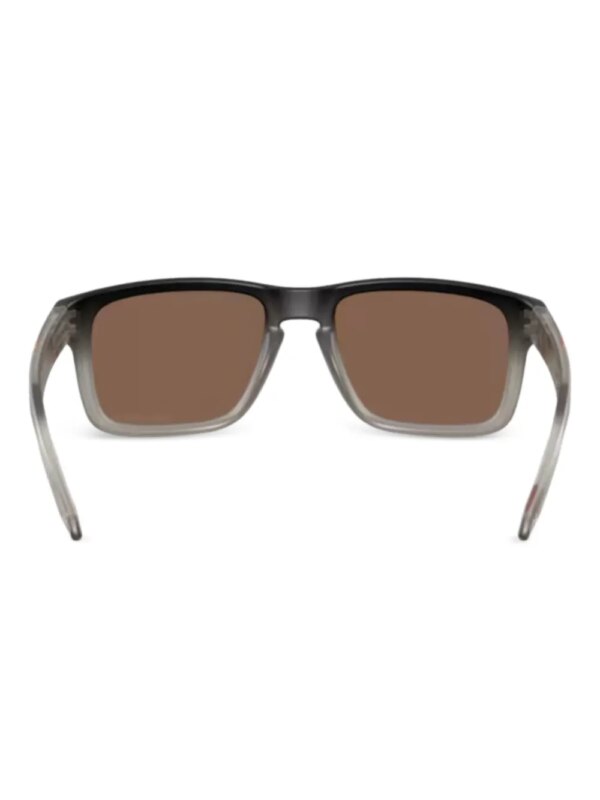 Oakley Zonnebril met logoprint - Bruin