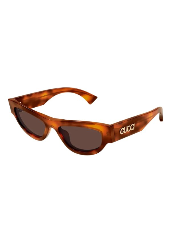 Gucci Eyewear Zonnebril met cat-eye montuur - Bruin