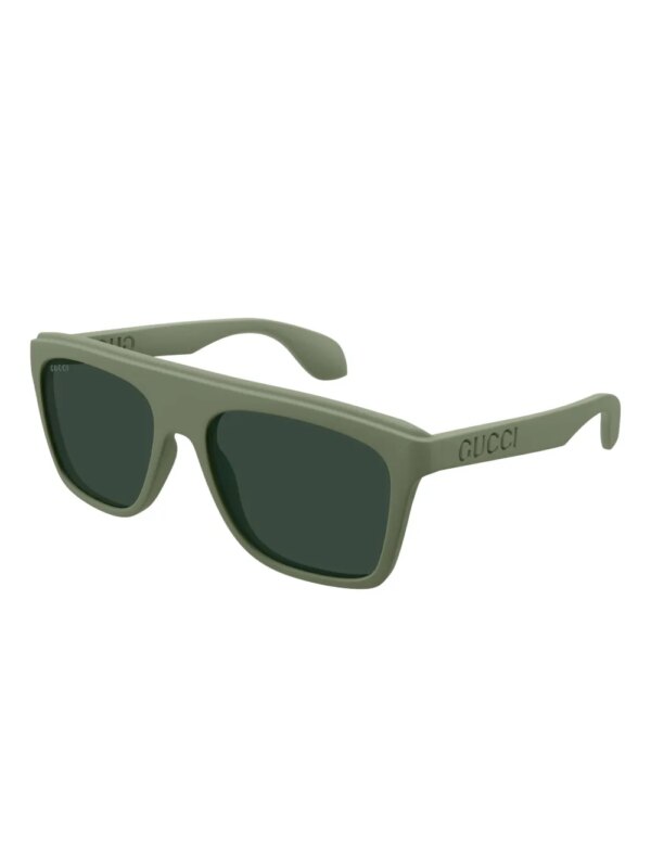 Gucci Eyewear Zonnebril met vierkant montuur - Groen