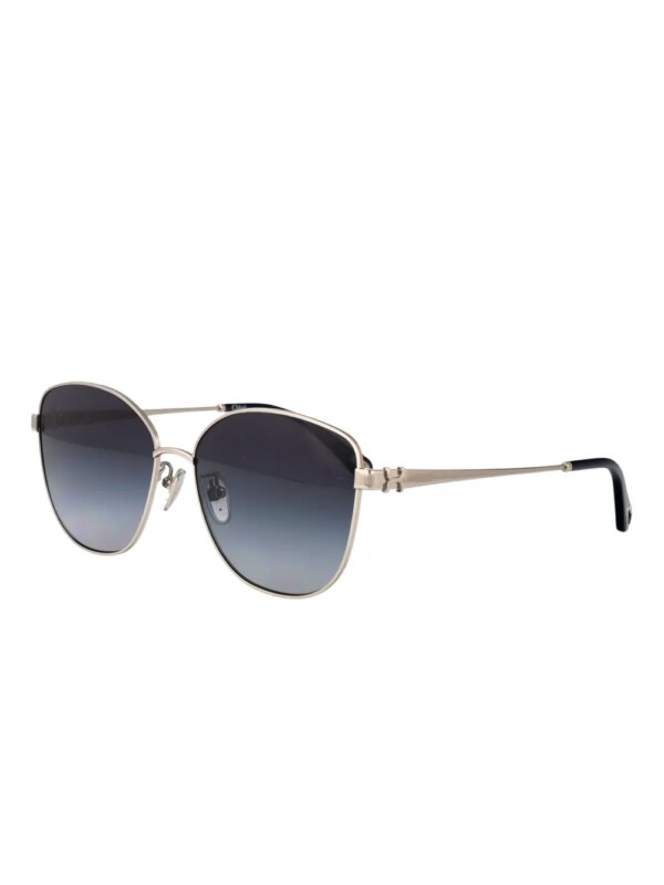 Chloé Eyewear Zonnebril met oversized montuur - Zilver