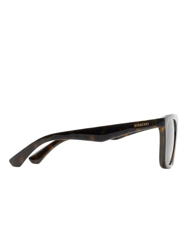 Burberry Eyewear Embossed Check zonnebril - Bruin