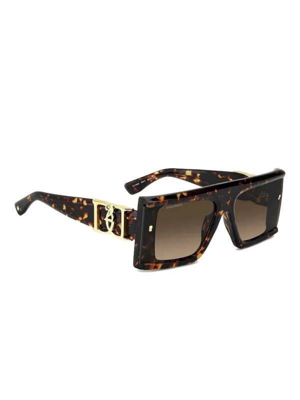 DSQUARED2 EYEWEAR Zonnebril met logo - Bruin