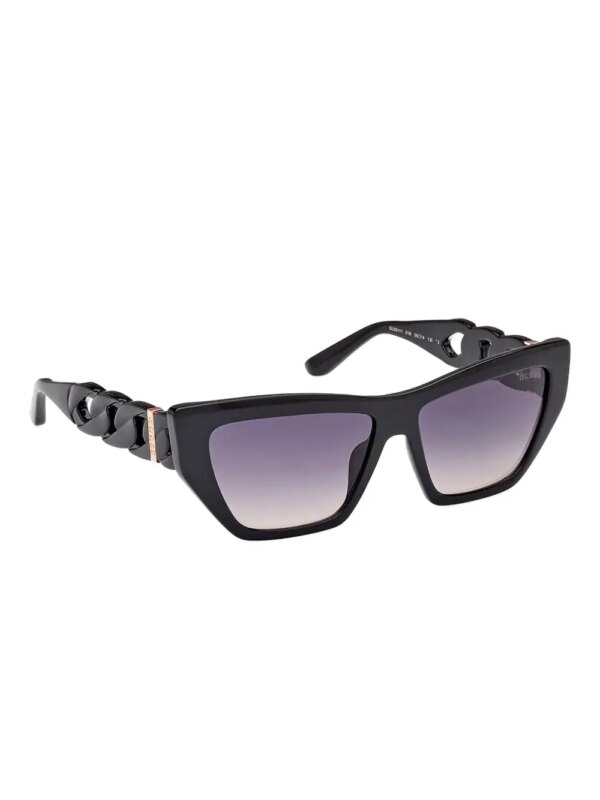 GUESS EYEWEAR Zonnebril met cat-eye montuur - Zwart