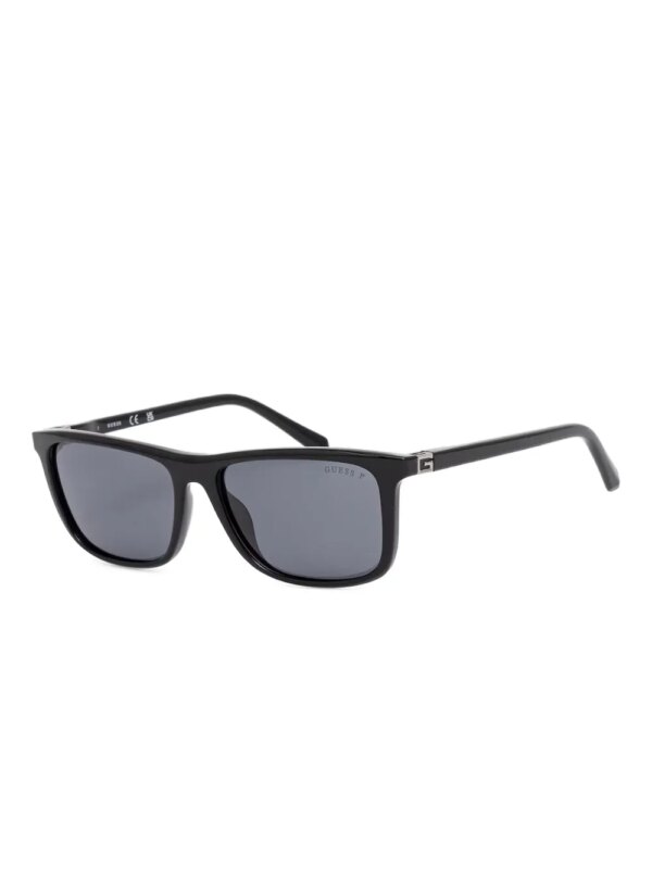 GUESS EYEWEAR Zonnebril met rechthoekig montuur - Zwart