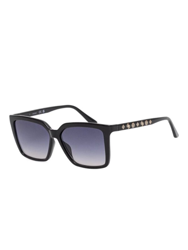 GUESS EYEWEAR Zonnebril met vierkant montuur - Zwart