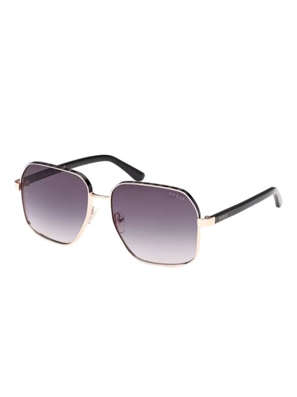 GUESS EYEWEAR Zonnebril met vierkant montuur - Zwart