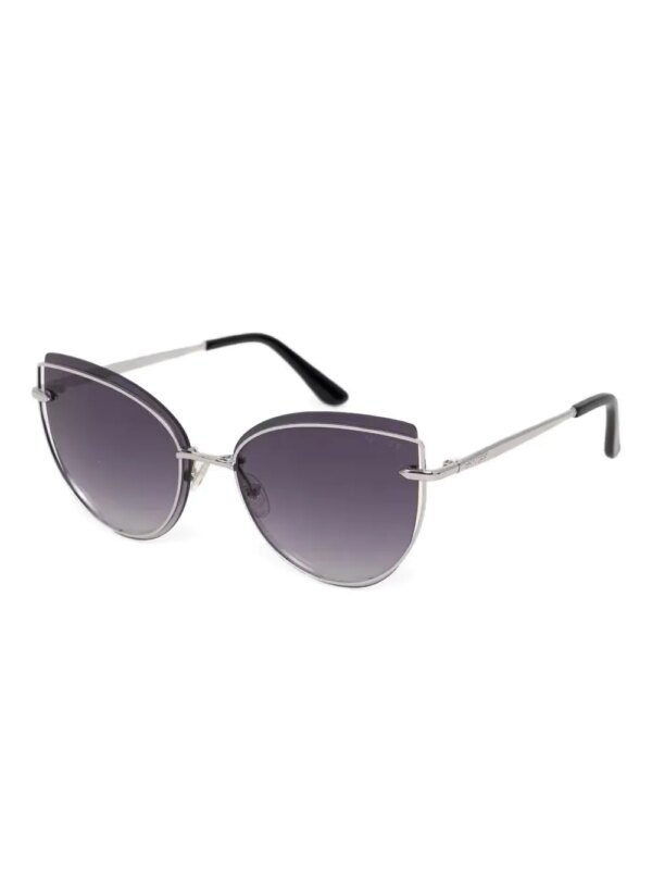 GUESS EYEWEAR Zonnebril met cat-eye montuur - Zilver
