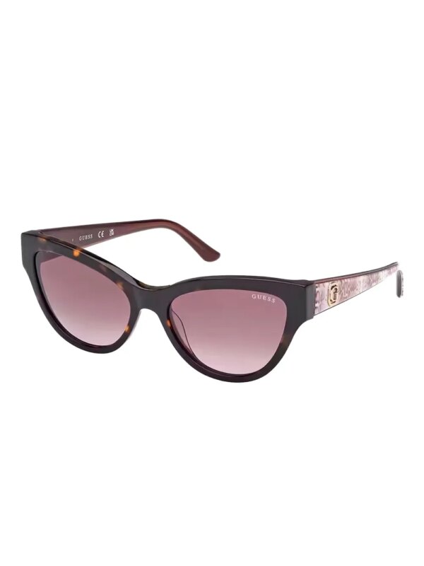 GUESS EYEWEAR Zonnebril met cat-eye montuur - Rood