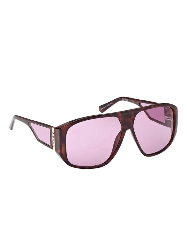 GUESS EYEWEAR Zonnebril met piloten montuur - Bruin