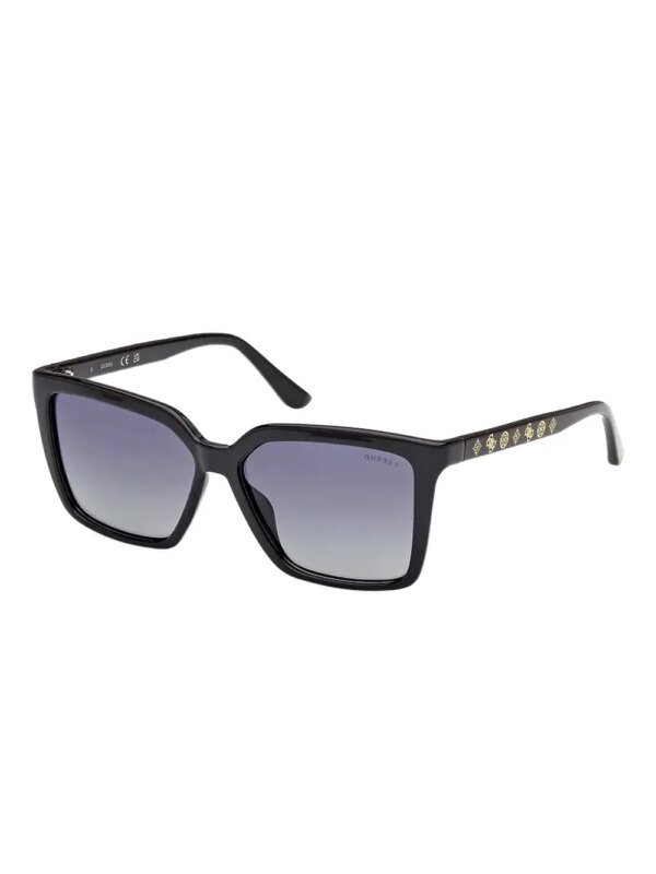 GUESS EYEWEAR Zonnebril met vierkant montuur - Zwart