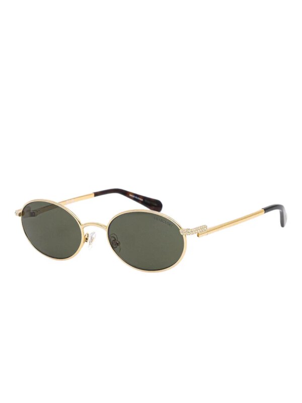 Swarovski Eyewear Zonnebril met ovalen montuur - Goud