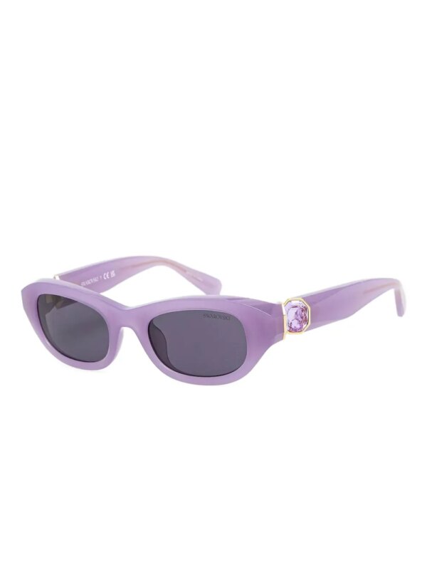 Swarovski Eyewear Zonnebril met cat-eye montuur - Paars