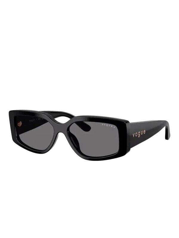 Vogue Eyewear Zonnebril met rechthoekig montuur - Zwart