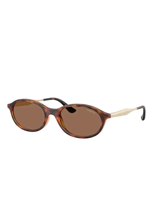 Vogue Eyewear Zonnebril met ovalen montuur - Bruin