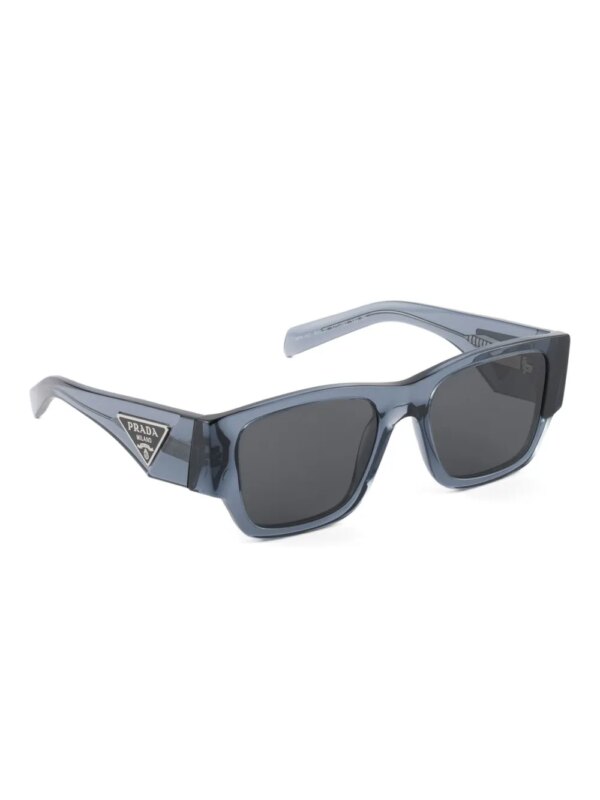 Prada Eyewear Zonnebril met logo - Blauw