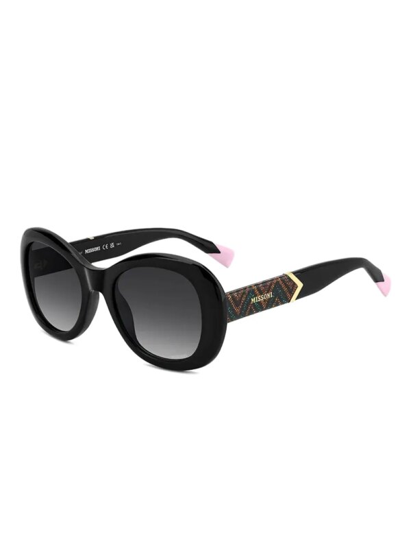 MISSONI EYEWEAR DNA zonnebril met ovalen montuur - Zwart